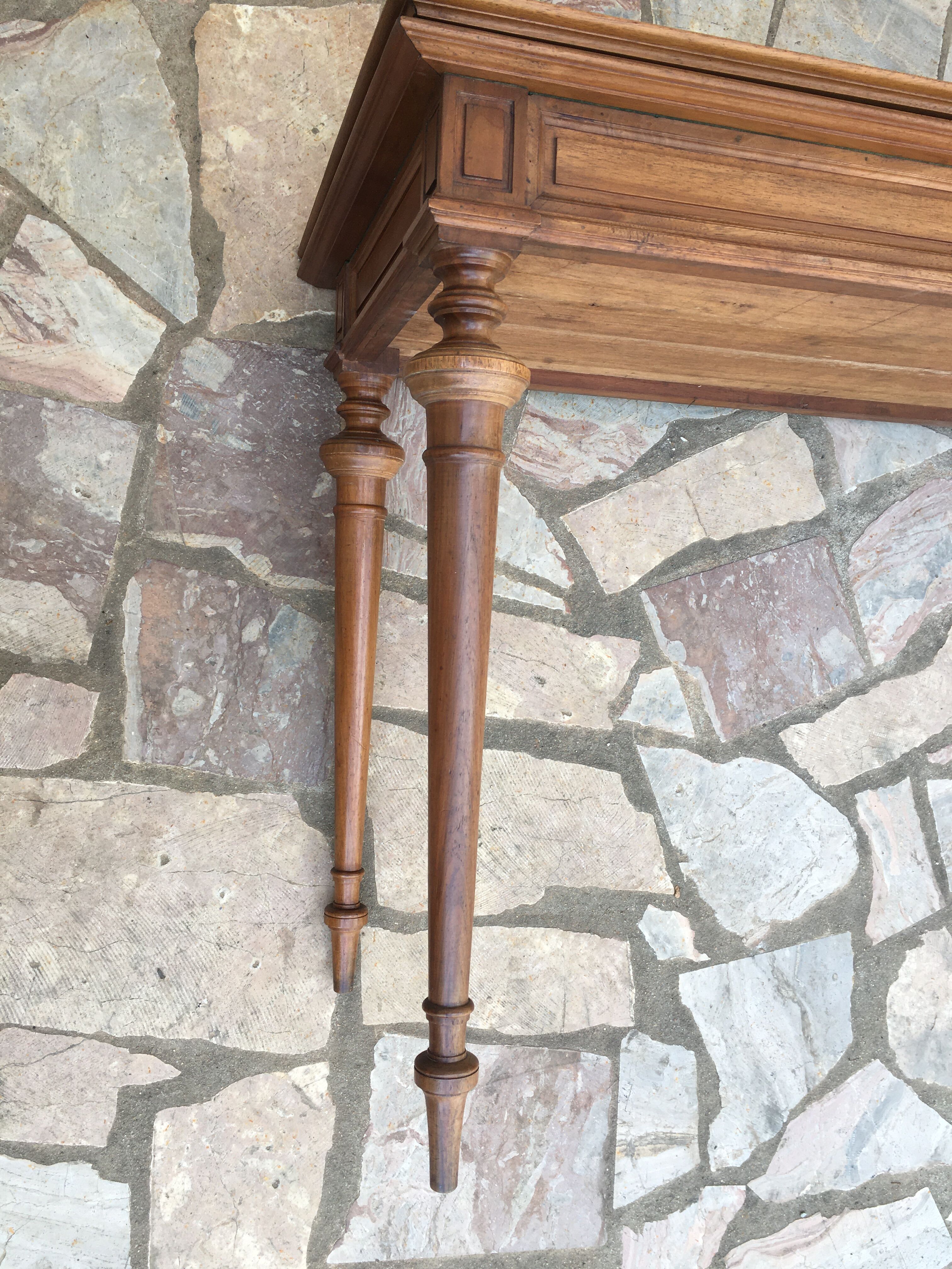 Console Louis XVI Period 1880 Walnut