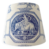 Blue toile de jouy lampshade