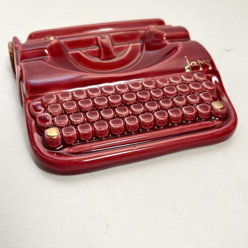 Cendrier machine à écrire Japy bordeaux
