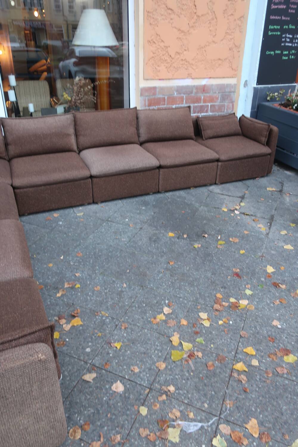 Modular corner sofa from the 70s space age easy chairs