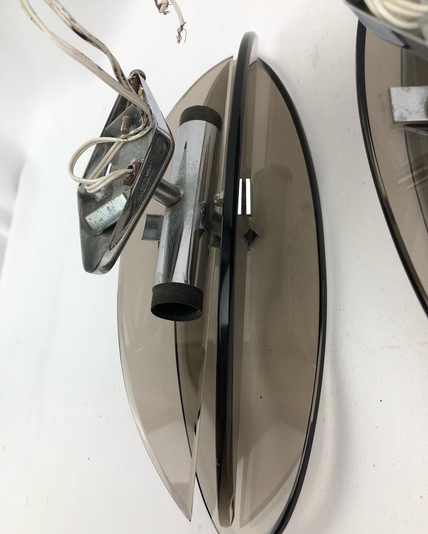 Pair of wall lamps from the 70, brand Veca