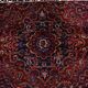 Handmade vintage Persian Hamadan rug 147cm x 203cm 1970s - 1C1167