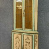 Venetian baroque notch in lacquered and gilded wood around 1900