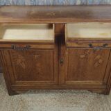 Low wooden sideboard