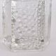 Mid-century solid crystal structured table lamp by Willem Heesen for Royal Leerdam