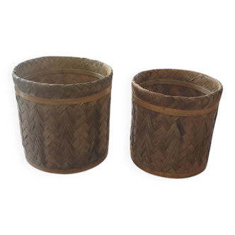 Set of 2 70s planters