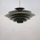 XL Green Pendant Lamp, Form Light Nordic Design, 1970s Denmark