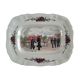 Obernai décor service dish by Henri Loux