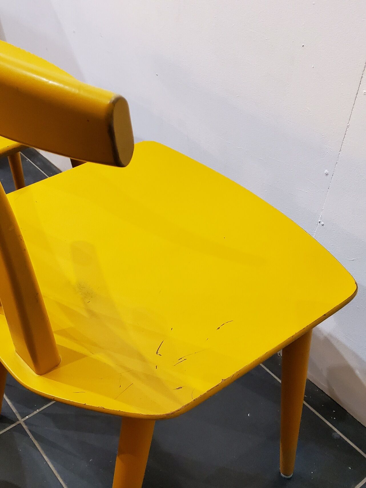 4 chaises j48, design poul m.volther, 1950, fdb møbler