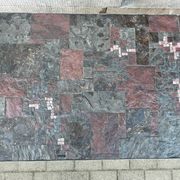 Ceramic tiled coffee table by Pia Manu (signed)