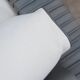 Fauteuil Marzio Cecchi en cuir côtelé et coussins en duvet d'oie années 1970