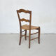 Chaise bois et paille