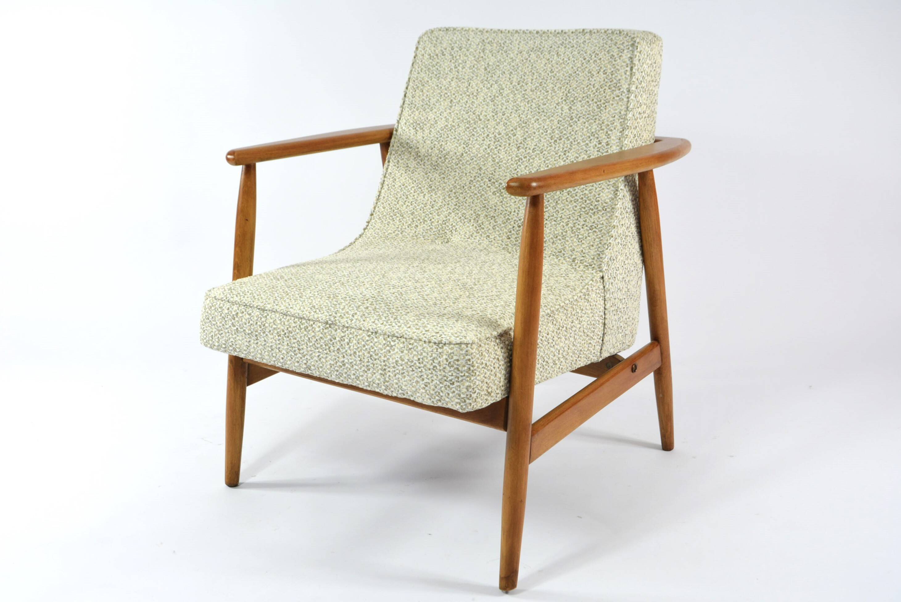 Z armchair mottled beige and green