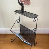 Magazine holder harness perforated metal