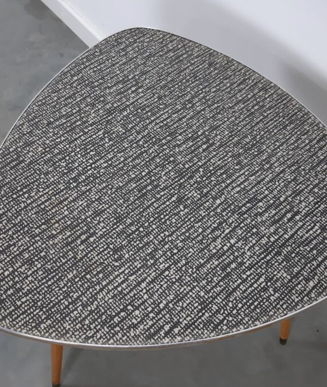 Black and white vintage coffee table