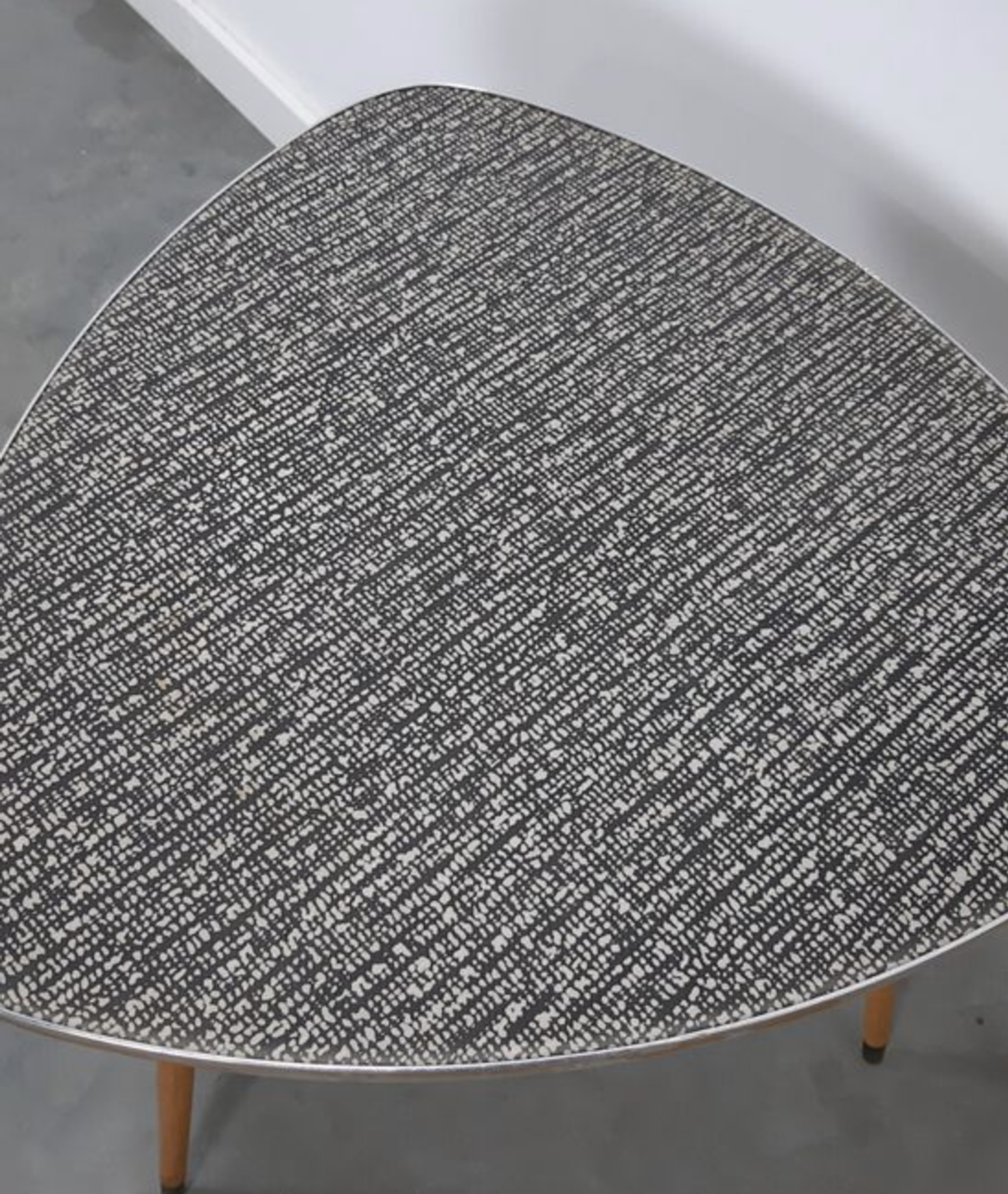 Black and white vintage coffee table