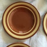 Together six years 70 terracotta plates