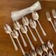Silver-plated metal cutlery set Chrisofle model Aria, 50 pieces