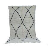 Handcrafted moroccan berber rug 243 x 143 cm