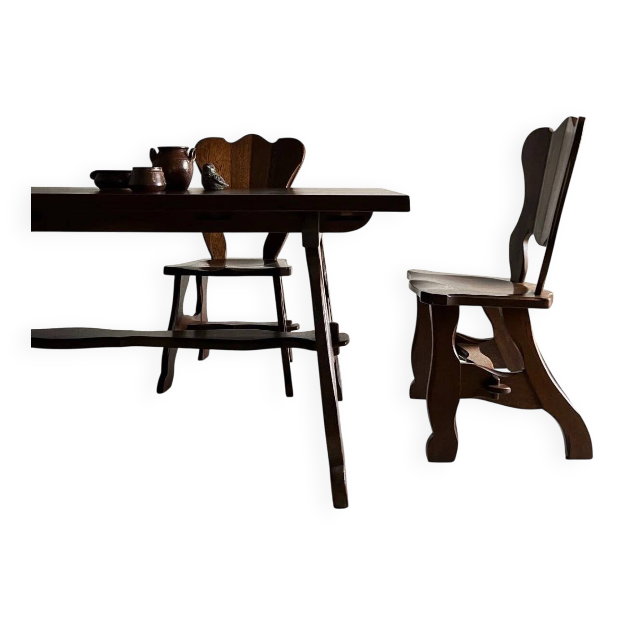 Art glass chandelier | Erik Höglund for Boda | Sweden | 1970s