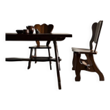 Art glass chandelier | Erik Höglund for Boda | Sweden | 1970s