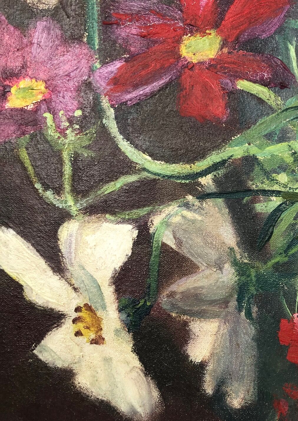 Oil on panel by Adolfo Busi