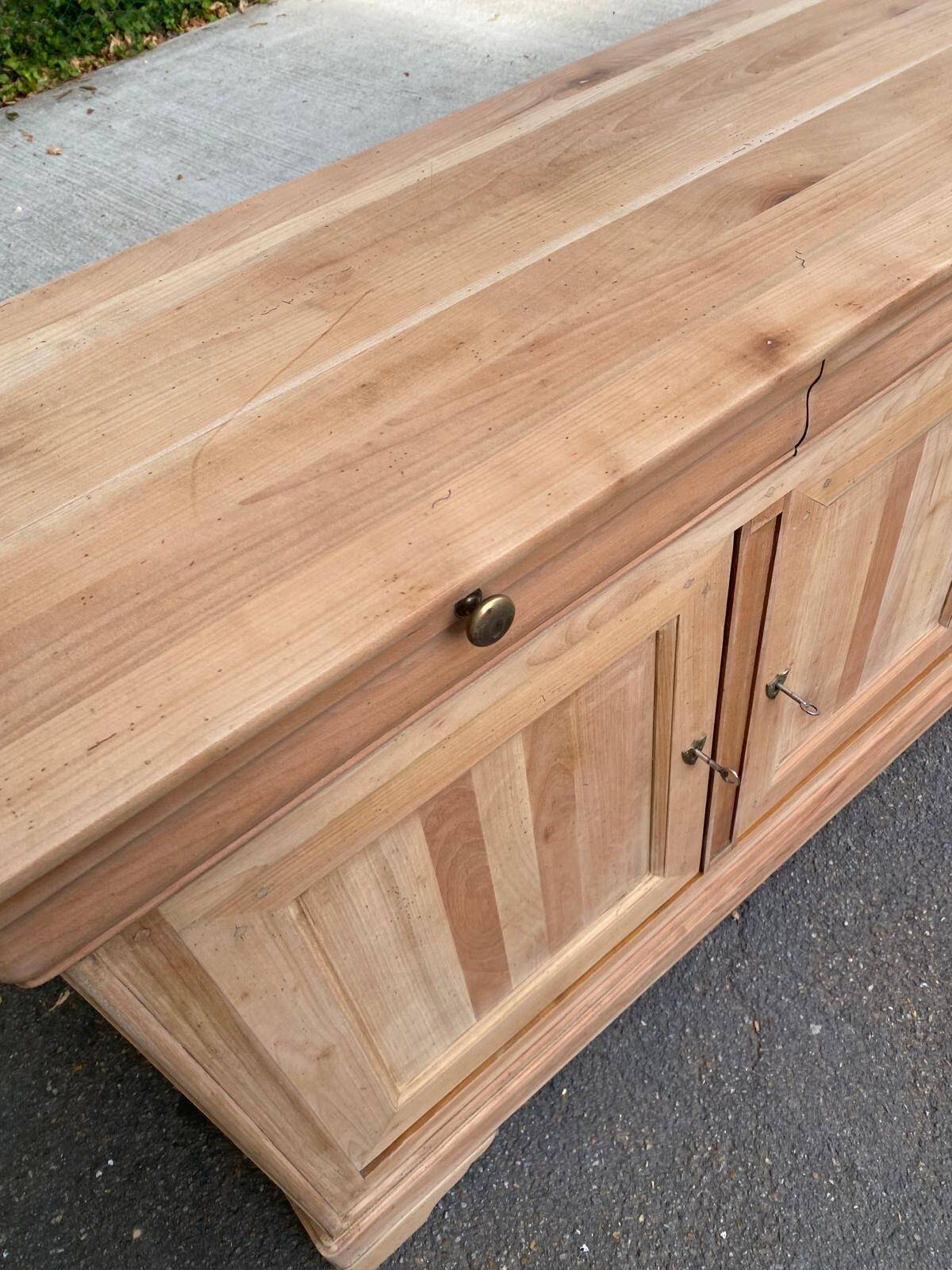 Louis Philippe stripped mahogany sideboard Vecchio Arredo Italy