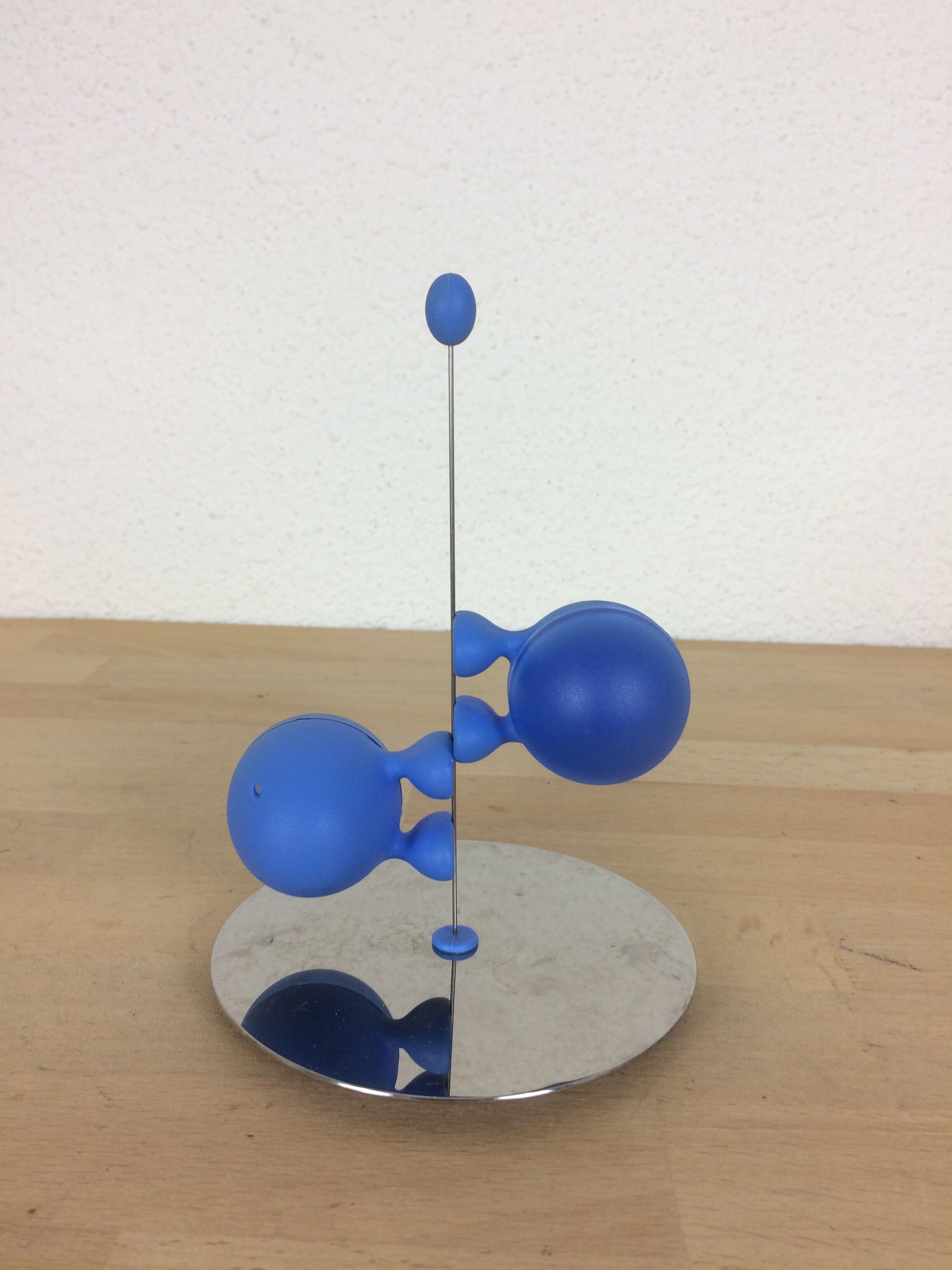 Set and pepper Alessi, model blue Lilliput of Stefano Giovannoni