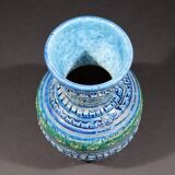 Vintage Bitossi Rimini Blue Vase by Aldo Londi