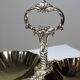 Vintage 50-70 light gold metal double shell server
