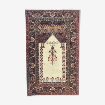 Tapis ancien turc panderma finement 117x190 cm