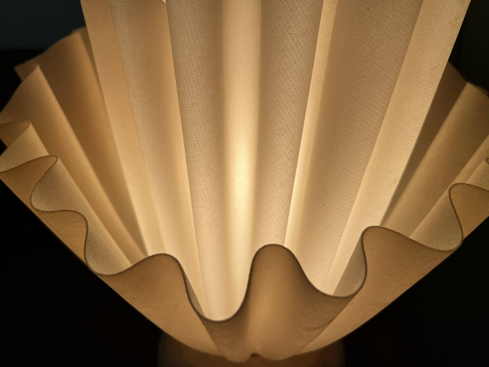 Corolle lamp by Georgia Jacob, luminous sculpture, French design from the 1970s.