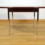 Rosewood and Chrome Dining Table 1960