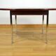 Table de repas en palissandre et chrome 1960