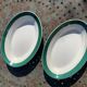 Set of two serving dishes Digoin and Sarreguemines