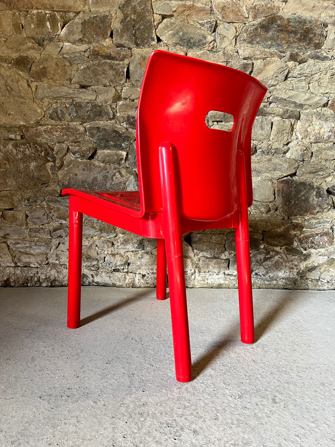 Pair of 4870 chairs by Anna Castelli Ferrieri for Kartell