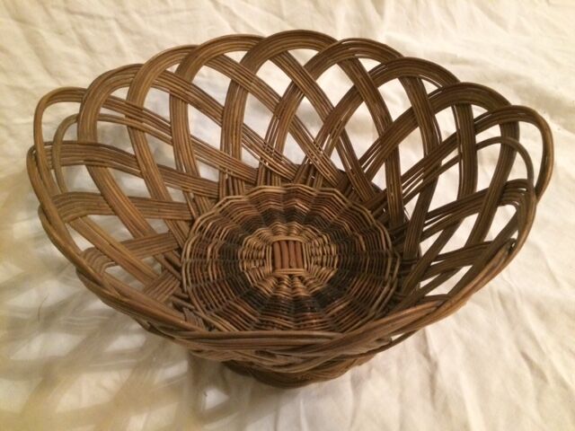 Vintage wicker basket
