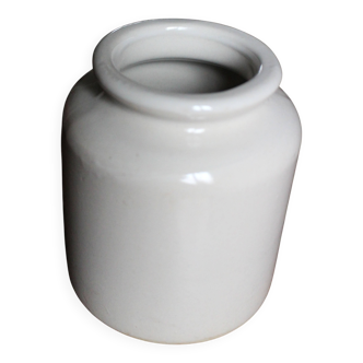 Glazed stoneware vase pot Lab-Lagny vintage