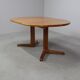 Scandinavian solid pine extendable dining table