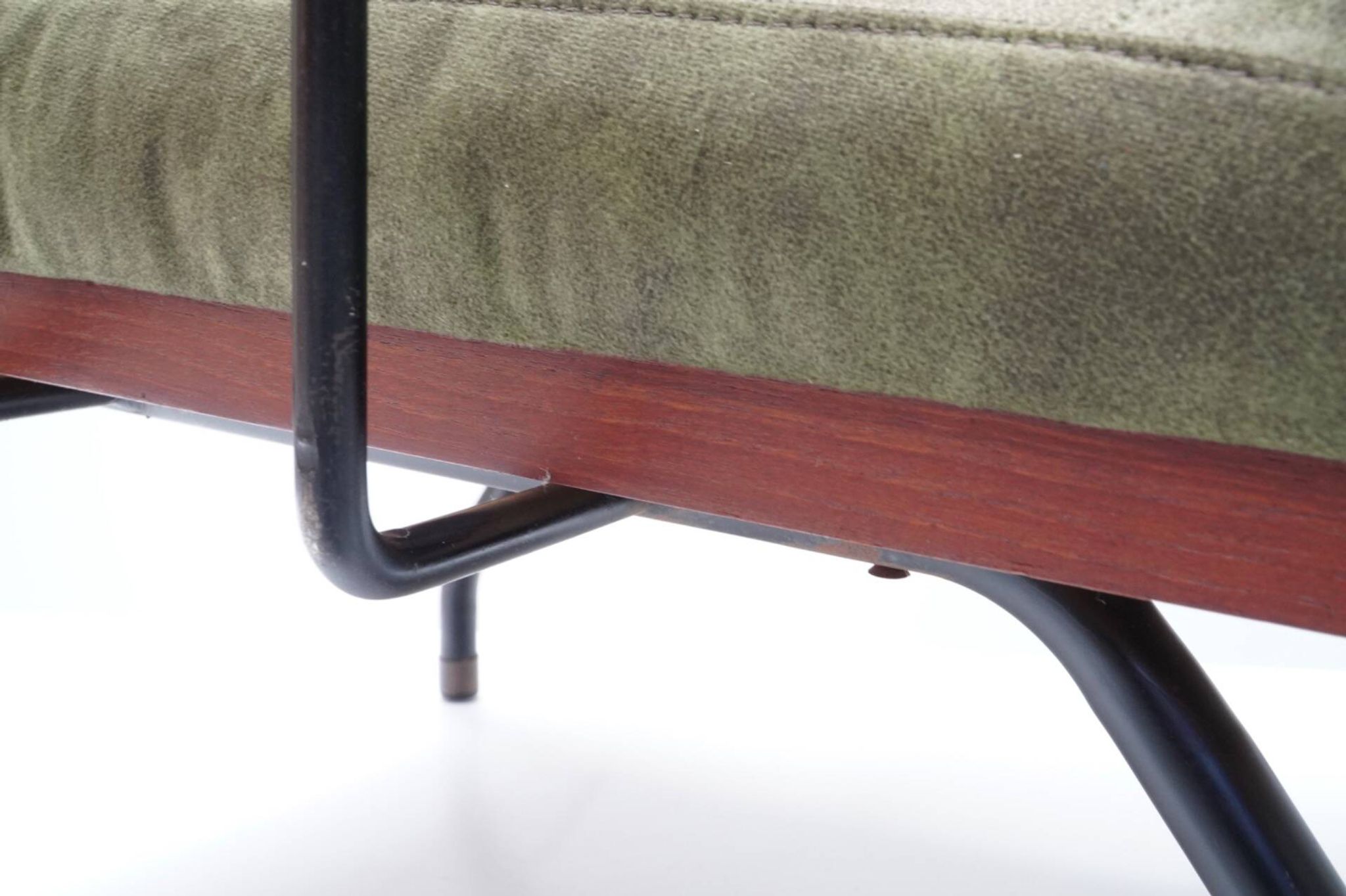 Paire de fauteuils lounge modernistes italiens des années 1950