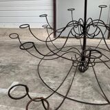 Large wrought iron chandelier