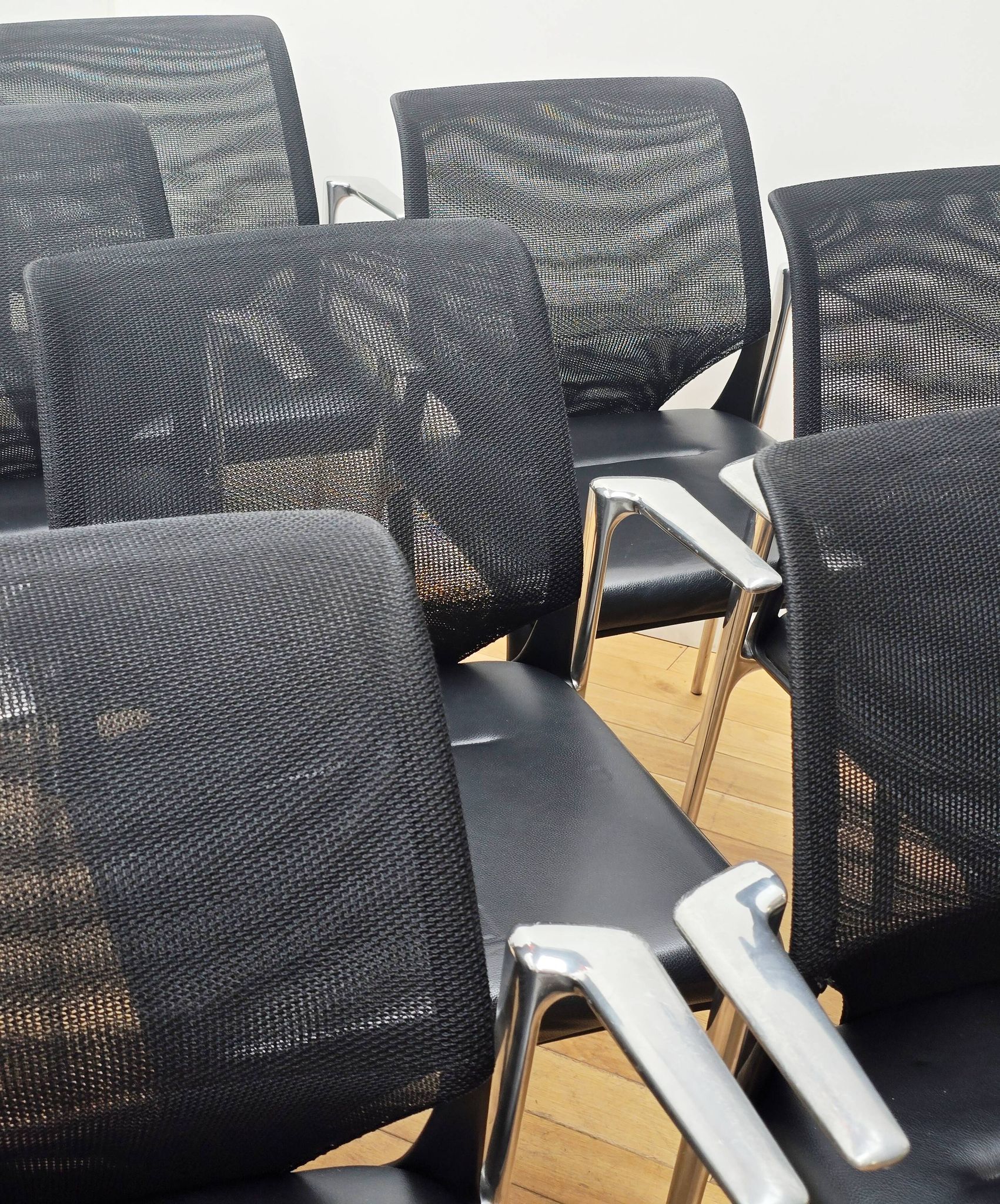 Set of 8 MediaSlim chairs, Vitra