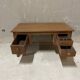 Solid wood coffee table with drawers – chic country style