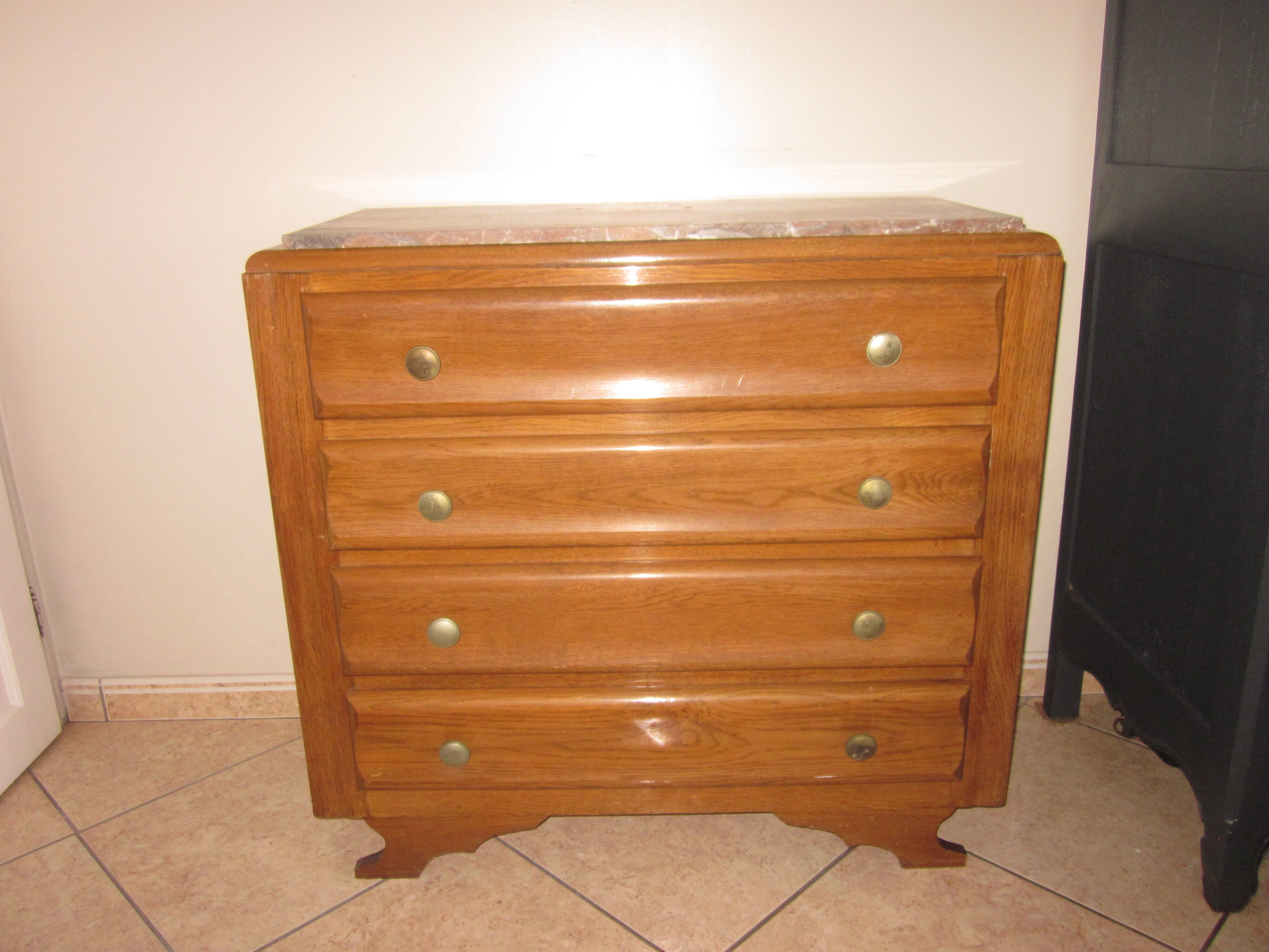chest of drawers of the years 50 to 4 drawers