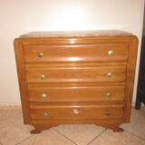 chest of drawers of the years 50 to 4 drawers