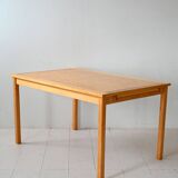 Vintage Scandinavian birch table by Skaraborgs