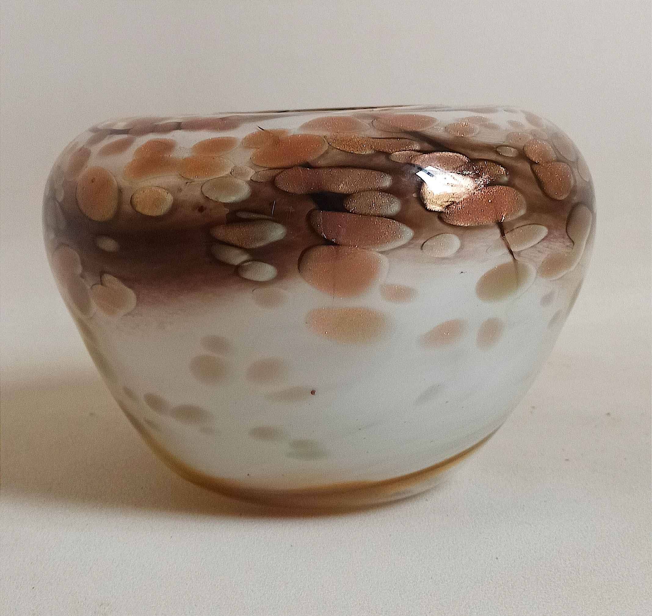Speckled Murano vase Width 22 cm