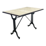 Bistro table - modern work, cast iron base