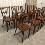 Set of 9 bistro chairs