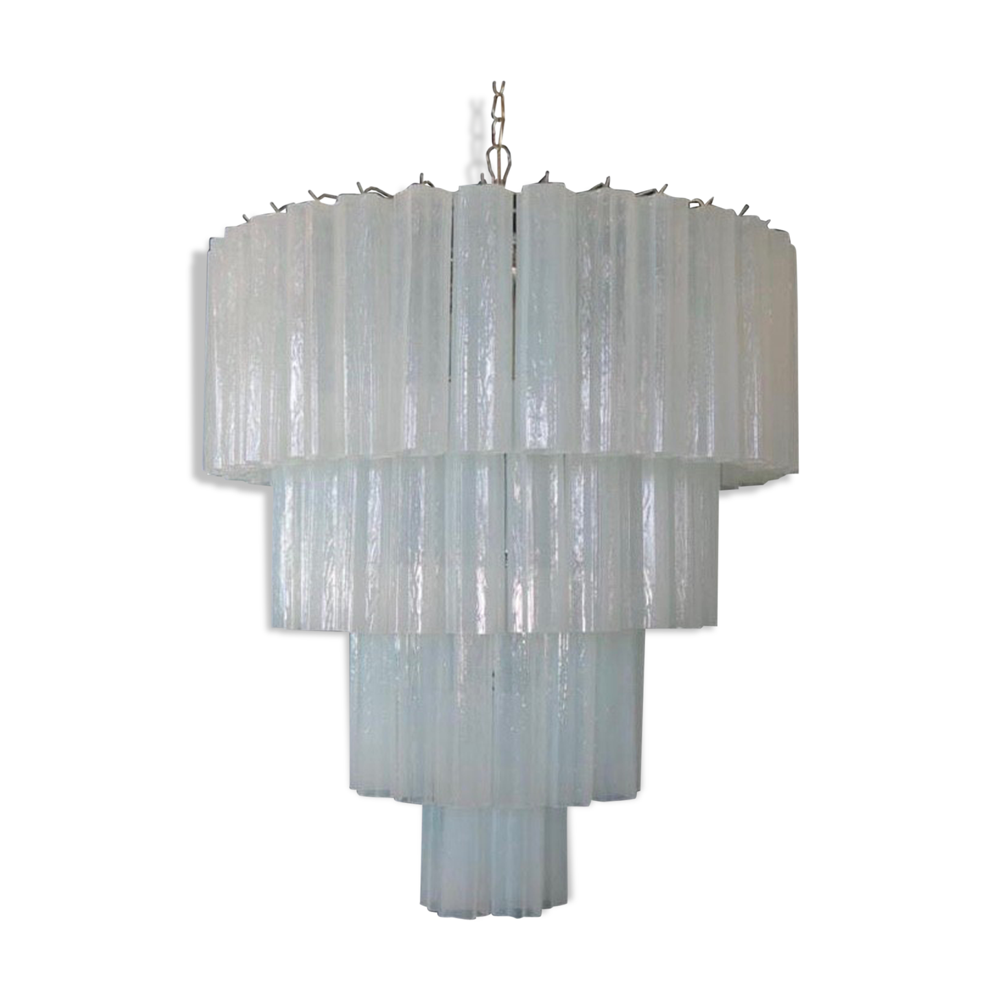 Large Murano 70s chandelier